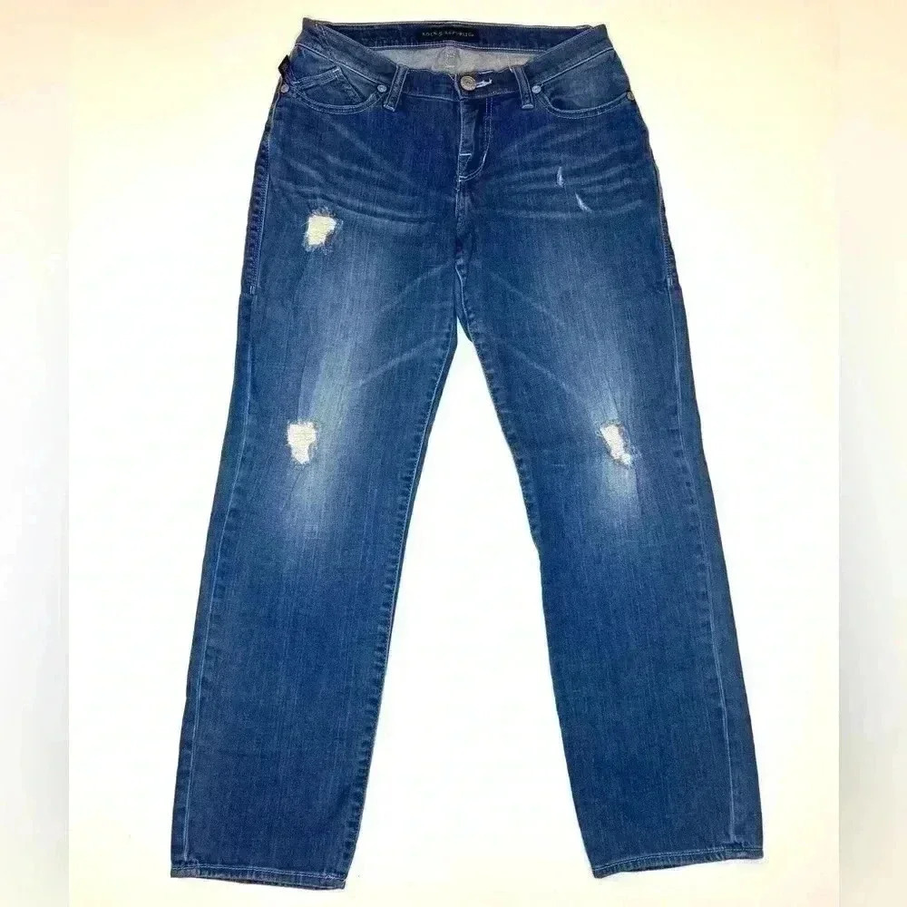 Rock & Republic Womens Straight Ankle Jeans Size 4